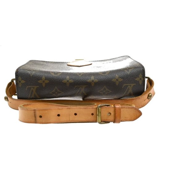LOUIS VUITTON Cartouchiere MM Shoulder Bag Monogram Leather Brown - Picture 5 of 14